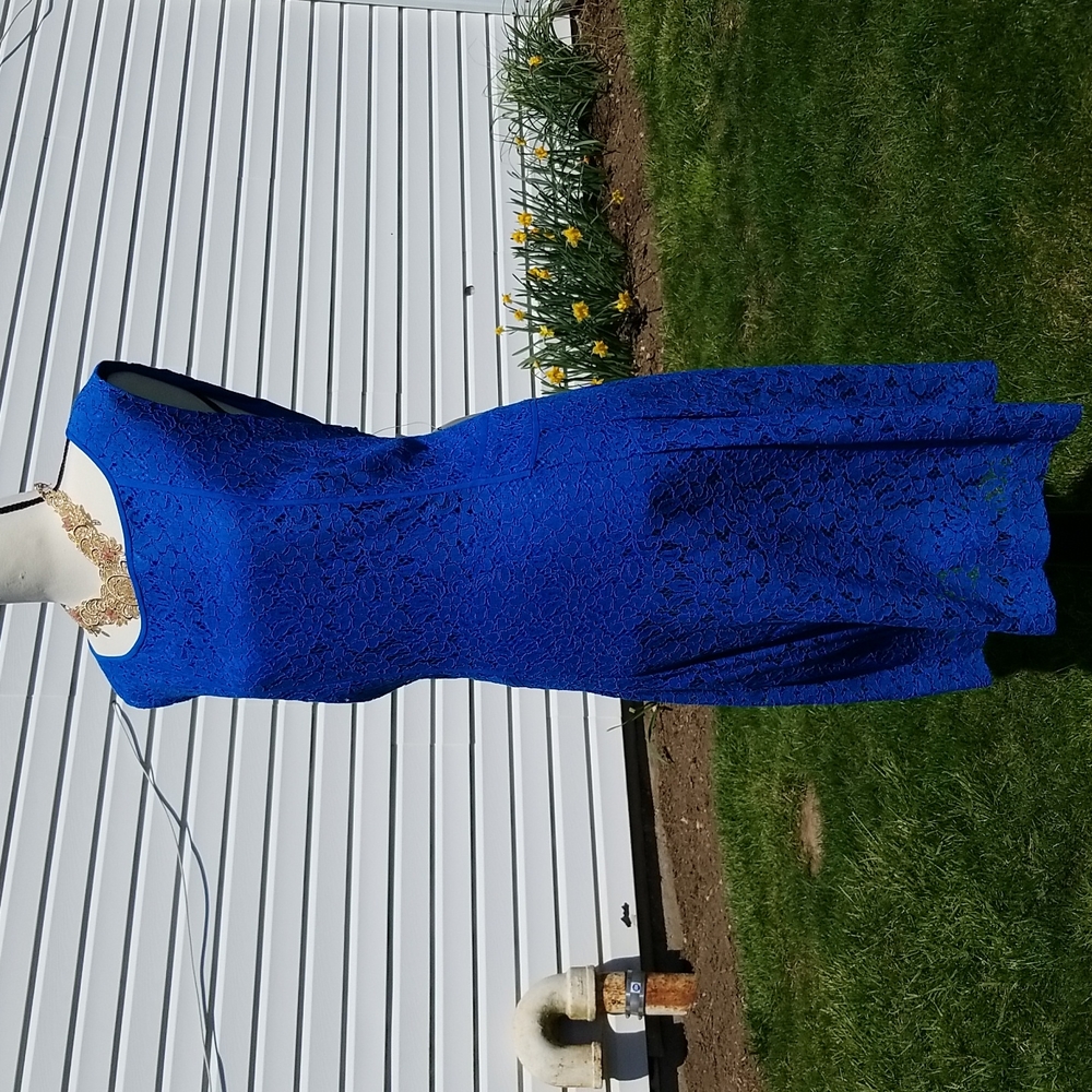 LAUREN RALPH LAUREN dress color blue